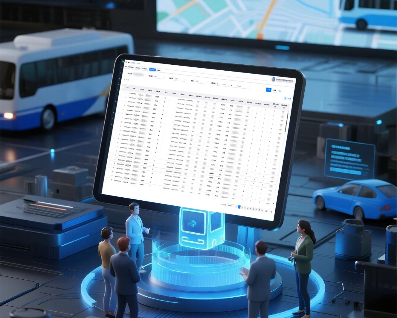jimeng-2025-07-14-7505-设计方向:以科技感视觉语言展现流程优化成果,融入顺巴出行品牌元素 AI 提示词:....jpg